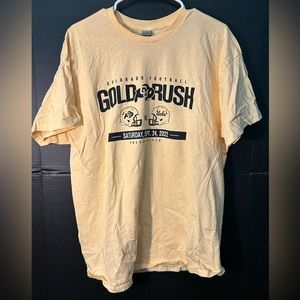 2022 CU vs UCLA Gold Rush T-Shirt Sz XL